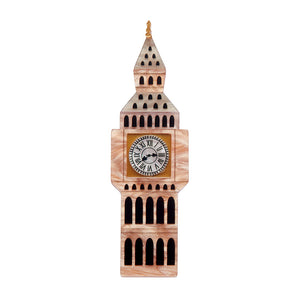 Erstwilder : London Calling : Big Ben Brooch