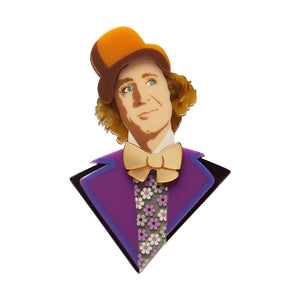 Erstwilder : Willy Wonka : Mr Wonka Brooch