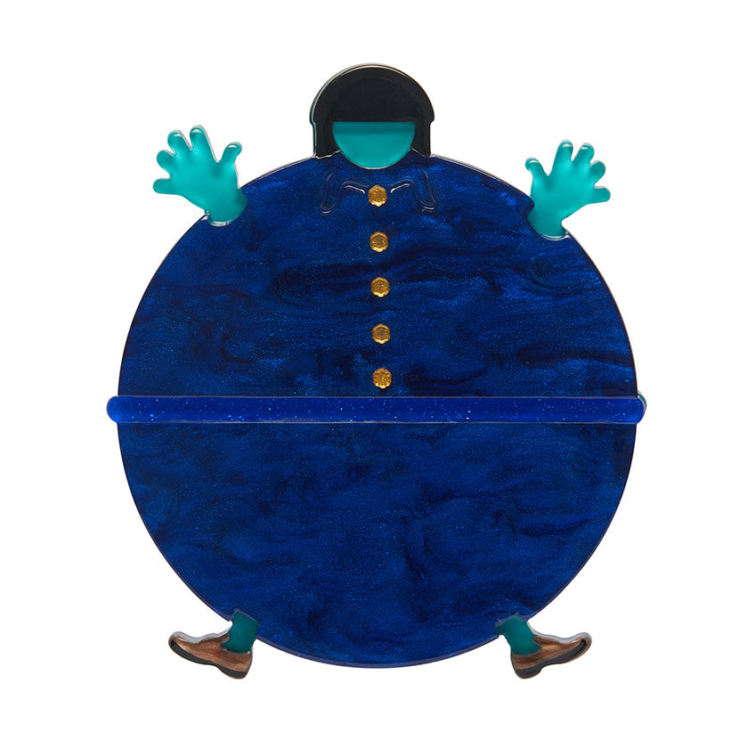 Erstwilder : Willy Wonka : Violet Beauregarde Brooch