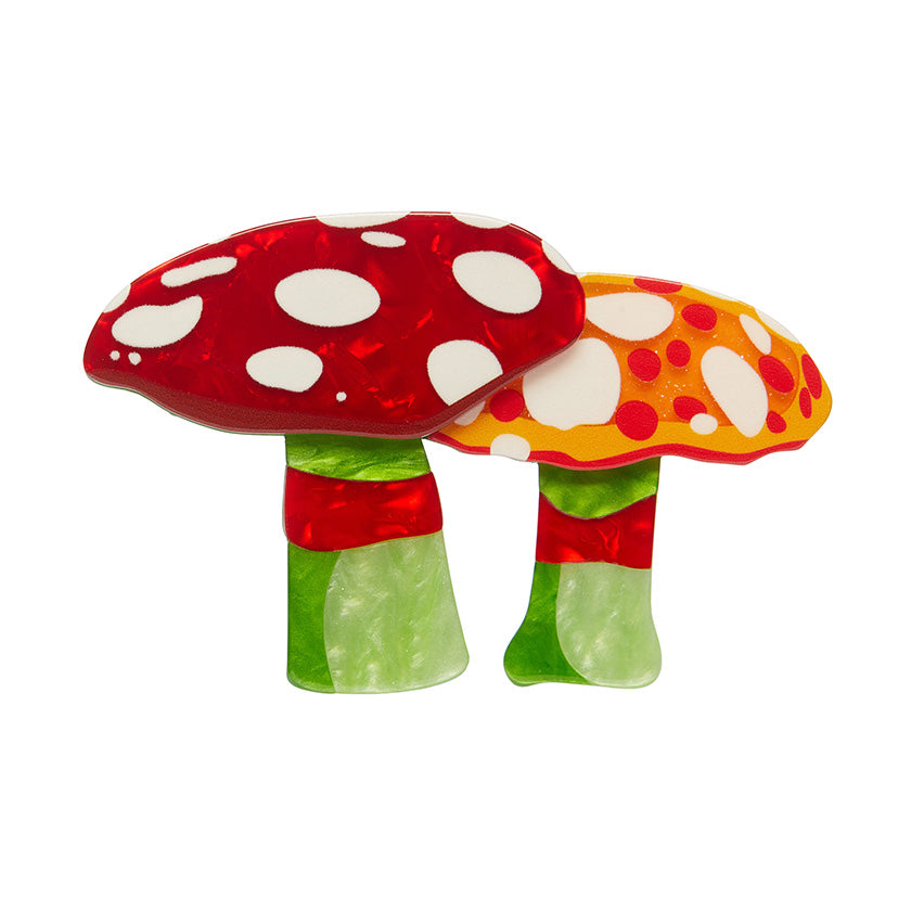 Erstwilder : Willy Wonka : Candy Mushrooms Brooch