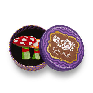 Erstwilder : Willy Wonka : Candy Mushrooms Brooch