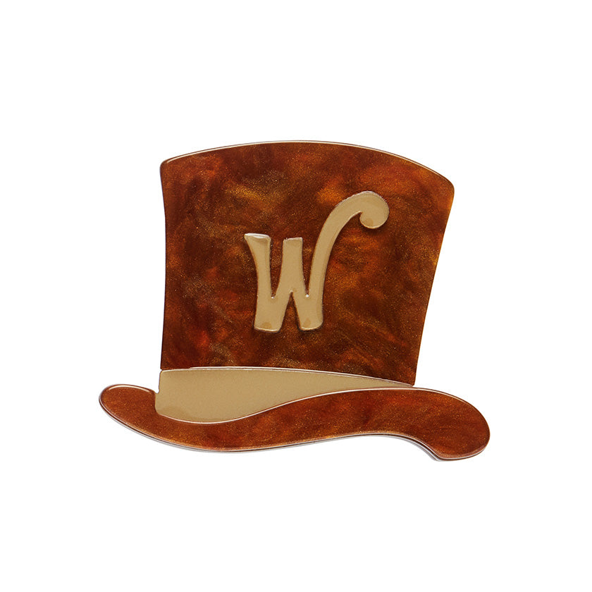 Erstwilder : Willy Wonka : Mr Wonka's Hat Mini Brooch