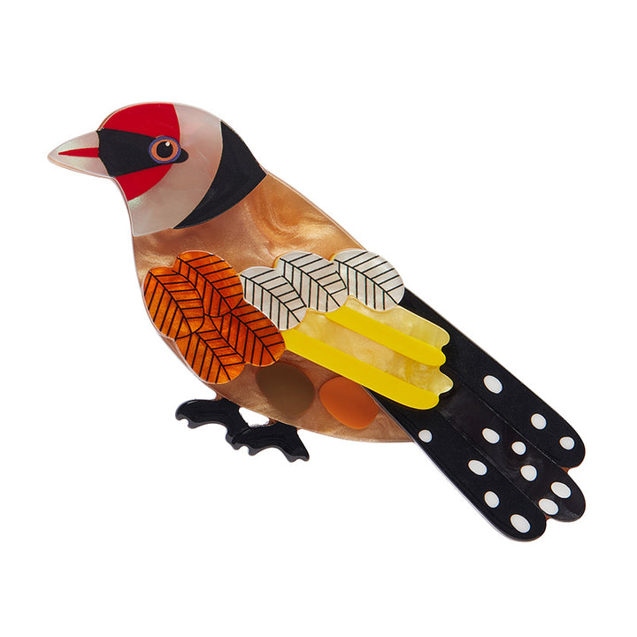 Erstwilder : Jocelyn Proust : Go for Goldfinch Brooch