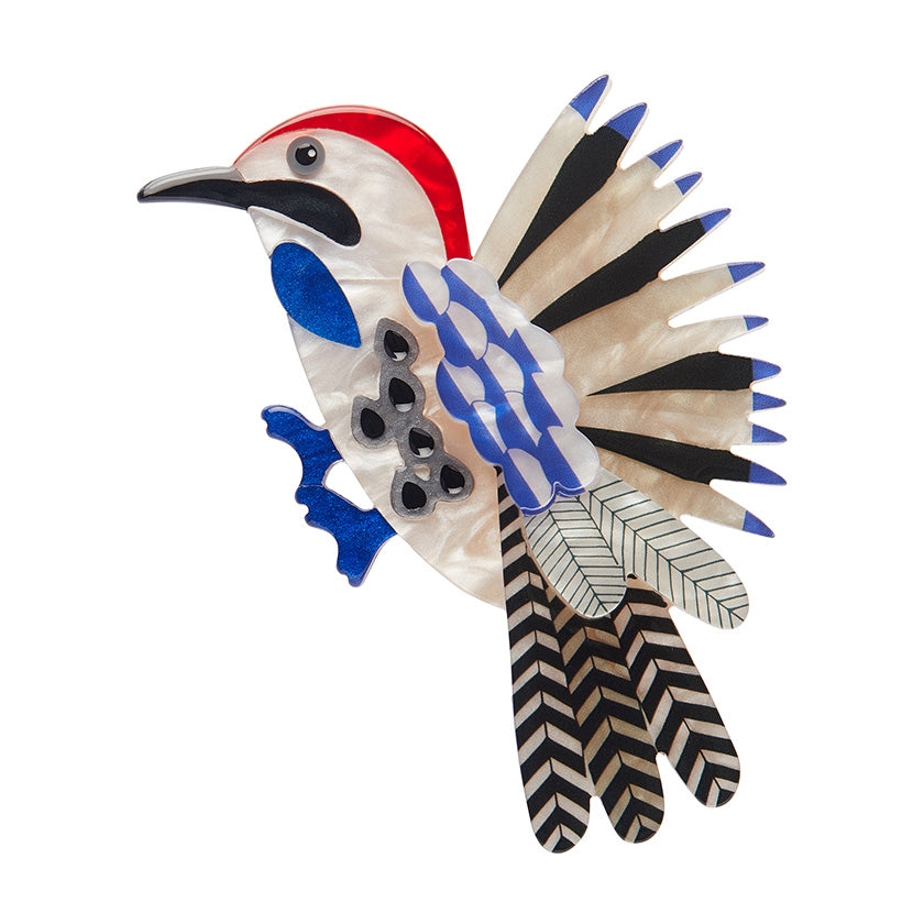 Erstwilder : Jocelyn Proust : Wondrous Woodpecker Brooch [LUCKY LAST!]