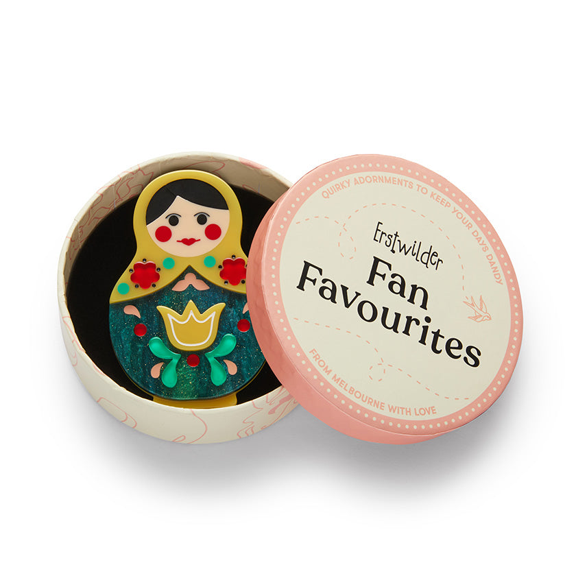 Erstwilder : Fan Favourites : Matryoshka Memories Toy Brooch