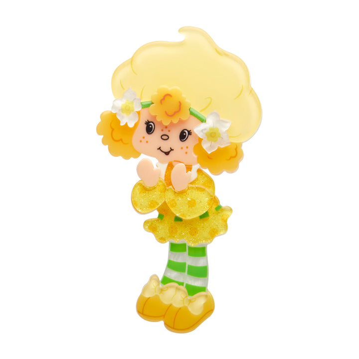 Erstwilder : Strawberry Shortcake : Lemon Meringue Brooch