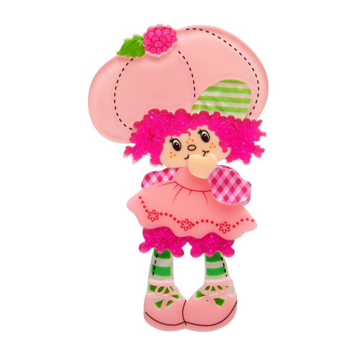 Erstwilder : Strawberry Shortcake : Raspberry Tart Brooch