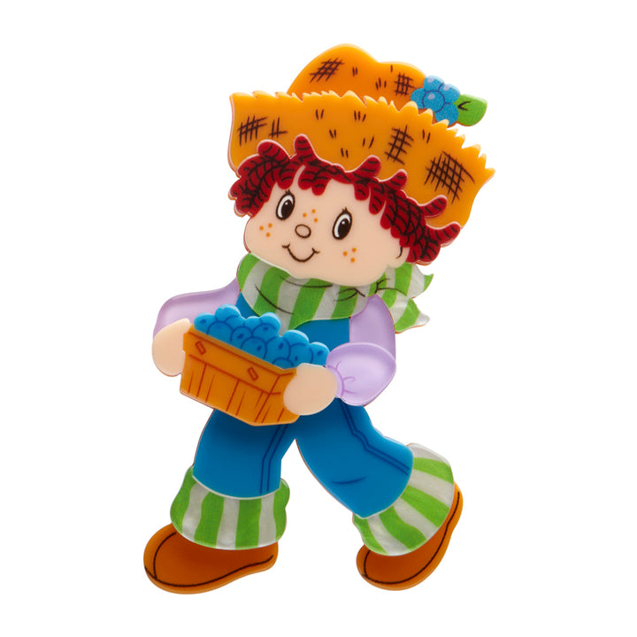 Erstwilder : Strawberry Shortcake : Huckleberry Pie Brooch