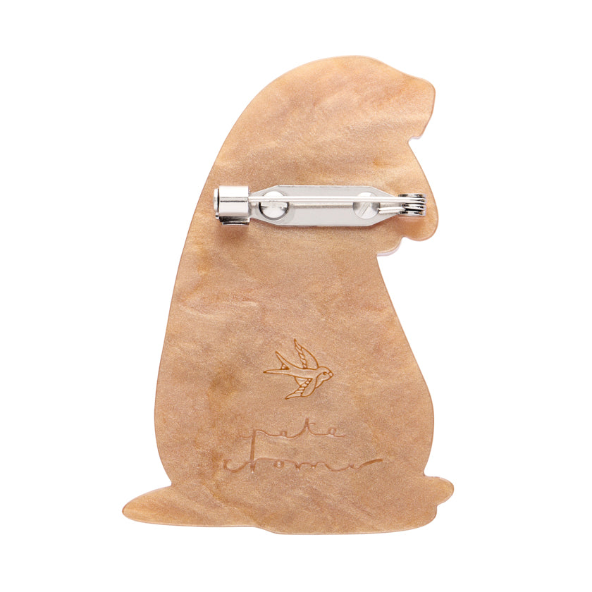 Erstwilder : Pete Cromer North America : The Prudent Prairie Dog Brooch [LUCKY LAST!]