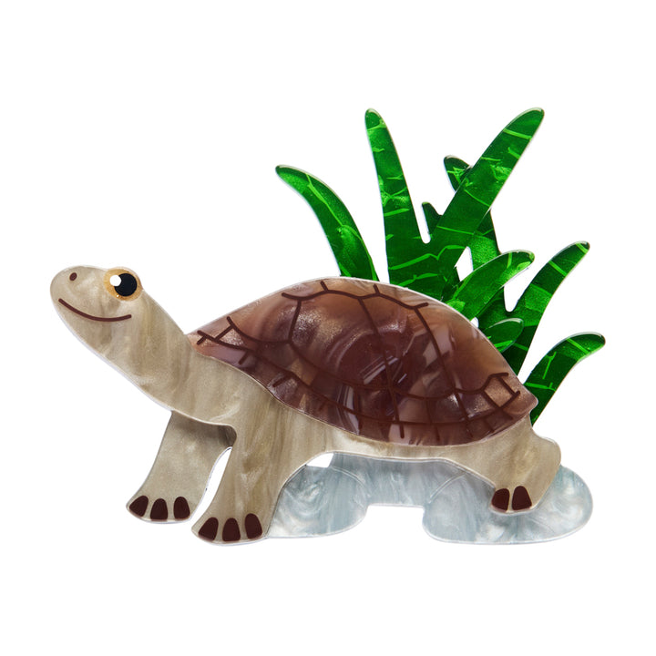 Erstwilder : Australiana : Rheo the River Turtle Brooch