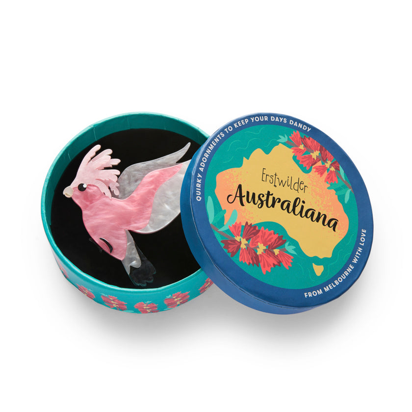 Erstwilder : Australiana : Gertie the Galah Brooch [LUCKY LAST!]