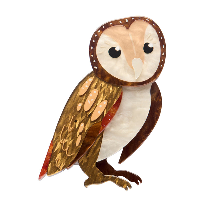 Erstwilder : Australiana : Maisie the Masked Owl Brooch