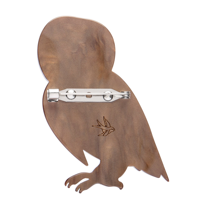 Erstwilder : Australiana : Maisie the Masked Owl Brooch