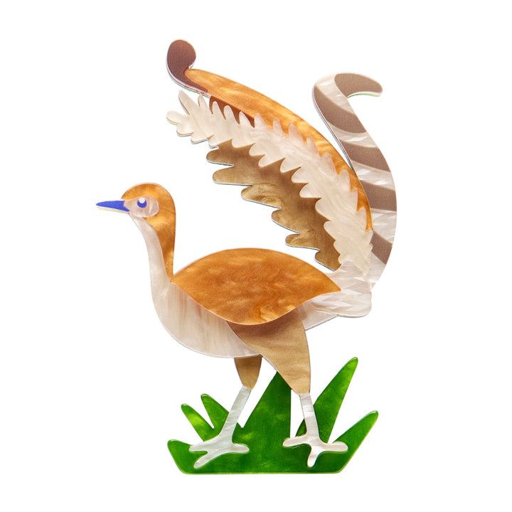 Erstwilder : Australiana : Lottie the Lyrebird Brooch