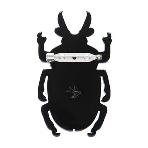Erstwilder : Australiana : Ruby the Rainbow Stag Beetle Brooch