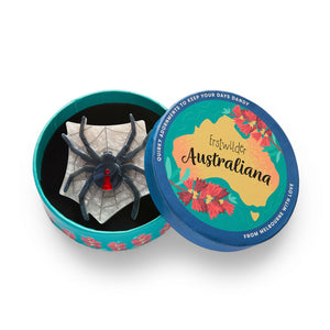 Erstwilder : Australiana : Roxy the Redback Spider Brooch