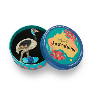 Erstwilder : Australiana : Elliot the Emu Brooch