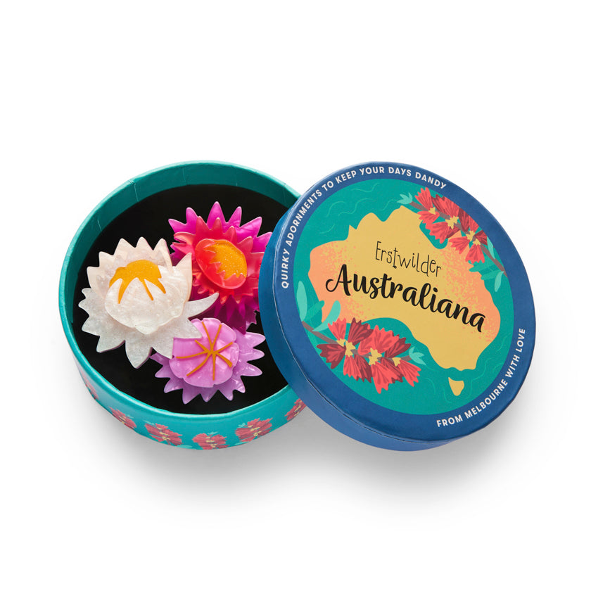 Erstwilder : Australiana : Strawflowers Brooch
