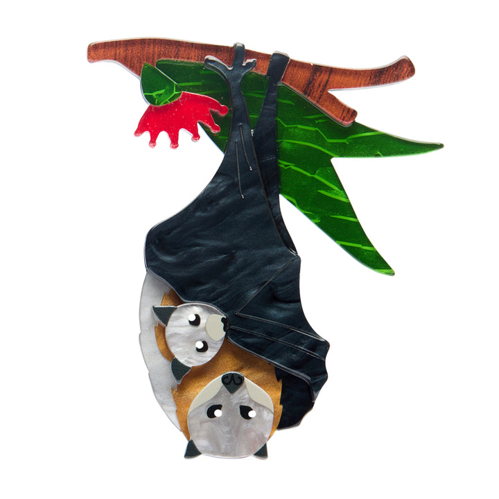 Erstwilder : Australiana : Frankie & Finn Flying Foxes Brooch