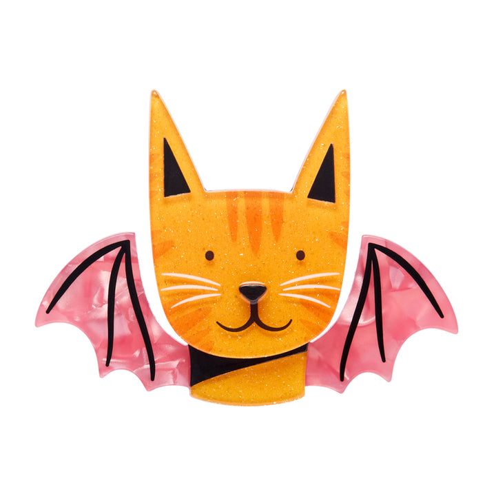 Erstwilder : Haunted at Heart : Winged Kitty Brooch
