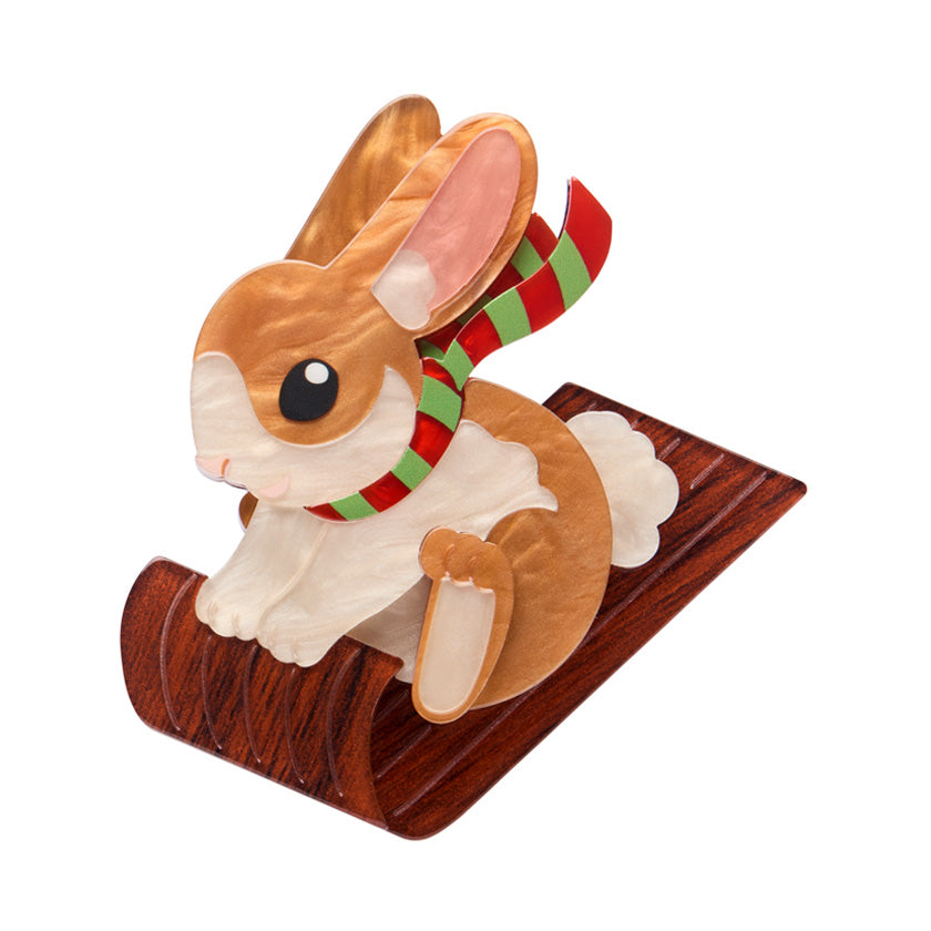 Erstwilder : Merry Menagerie : Breezy the Bunny Brooch