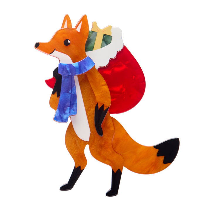Erstwilder : Merry Menagerie : Freddy the Fox Brooch