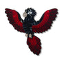 Erstwilder : Brooke Sutton : Kurri Kurri Marrpu (Red-Tailed Black Cockatoo) Brooch
