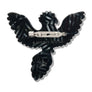 Erstwilder : Brooke Sutton : Kurri Kurri Marrpu (Red-Tailed Black Cockatoo) Brooch