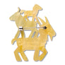 Erstwilder : Pete Cromer Fairy Tales 2 : Goat Goals Brooch