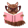 Erstwilder : Fan Favourites : Puss in Books Brooch