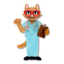 Erstwilder : Wild at Work : Whiskers M.D. Brooch