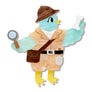 Erstwilder : Wild at Work : Dr. Fossil Brooch