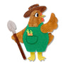 Erstwilder : Wild at Work : Coop Boss Brooch