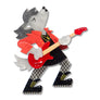 Erstwilder : Wild at Work : Howl Shredder Brooch