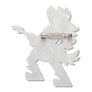Erstwilder : Wild at Work : Howl Shredder Brooch
