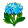 Erstwilder : RBGV : Blue Pincushion Brooch