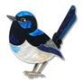 Erstwilder : RBGV : Superb Fairy Wren Brooch