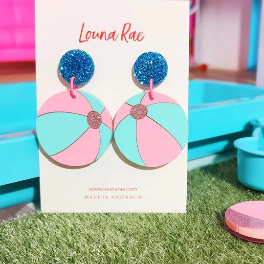 Louna Rae : Barbie Floaty Ball Dangle Earrings - 002
