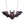 LaliBlue : Creepy Party : Bat necklace