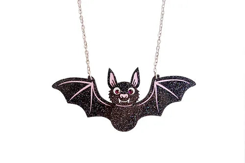 LaliBlue :  Creepy Party :  Bat necklace [LUCKY LAST!]
