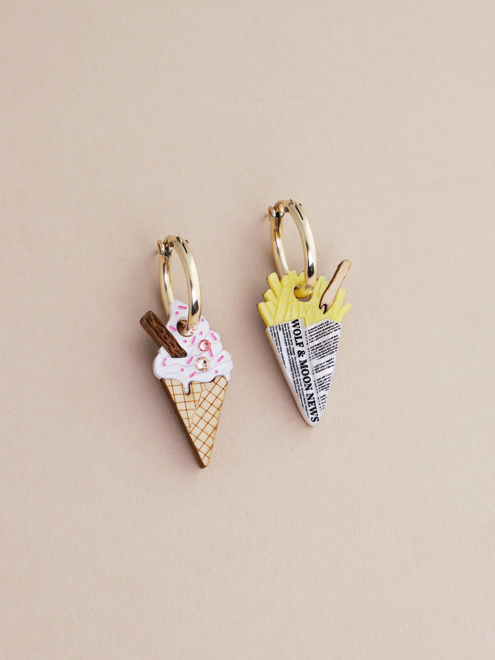 Wolf & Moon : Beach Cone Hoops