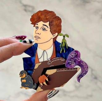 PolyPaige : Beast Brooch