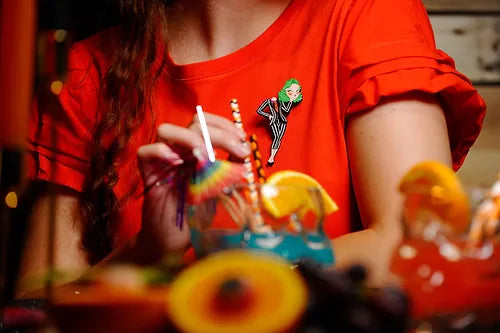 LaliBlue :  Creepy Party :  Beetlejuice Girl brooch [PRE-ORDER]