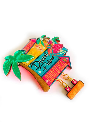 Rosie Rose Parker : Big Desert Palms Hotel Brooch