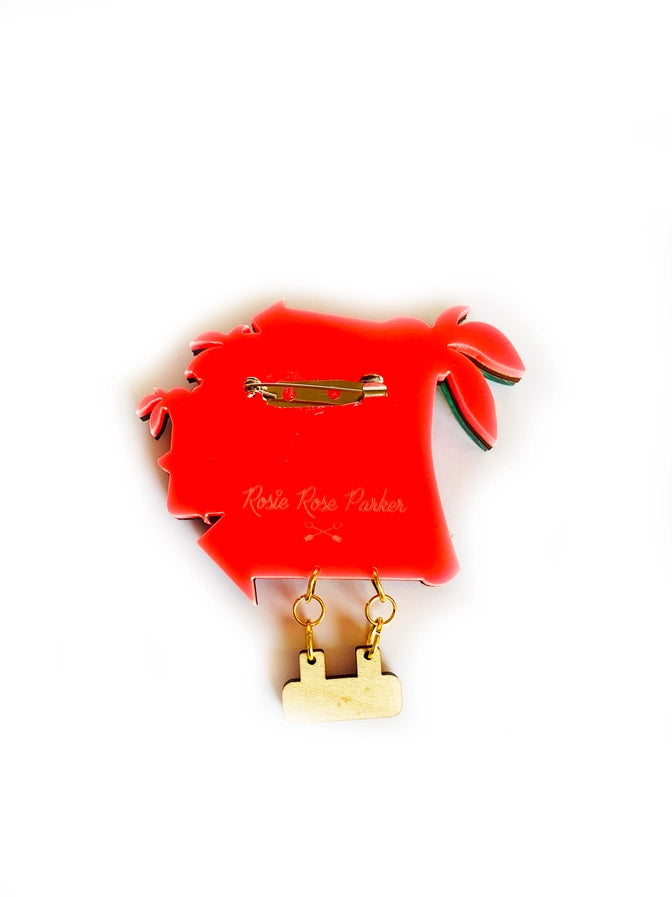 Rosie Rose Parker : Big Desert Palms Hotel Brooch
