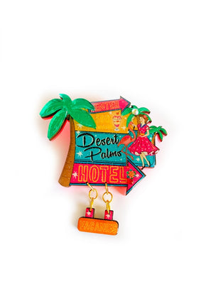 Rosie Rose Parker : Big Desert Palms Hotel Brooch