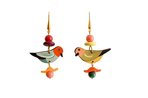 LaliBlue :  Spring :  Bird Earrings [PRE-ORDER]