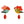 LaliBlue : Spring : Bird and Flower Earrings