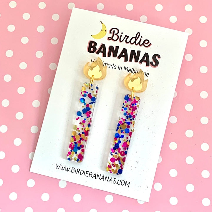 Birdie Bananas : Birthday Candle Earrings