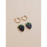 Wolf & Moon : Blackberry Hoop Earrings